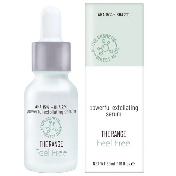 Сыворотка для лица Feel Free Отшелушивающая с АНА/BHA кислотами, 30 мл - Pampik