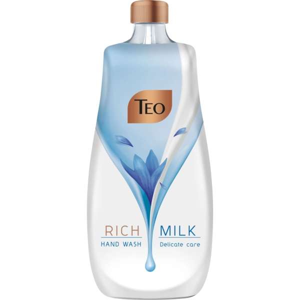 Мило рідке Teo Rich Milk Delicate Care, без дозатора, 800 мл - Pampik