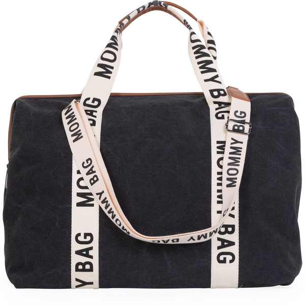 Сумка Childhome Mommy bag Signature - Canvas Black, черный (CWMBBSCBL) - Pampik - 6