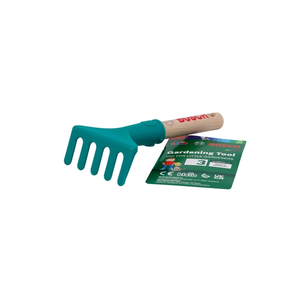 Игрушечный садовый набор Bosch Mini грабли ручные, короткие (2788) - Pampik