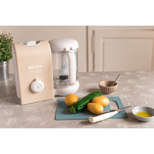 Пароварка-блендер Beaba Babycook Express, бежева (916302) - Pampik - 15