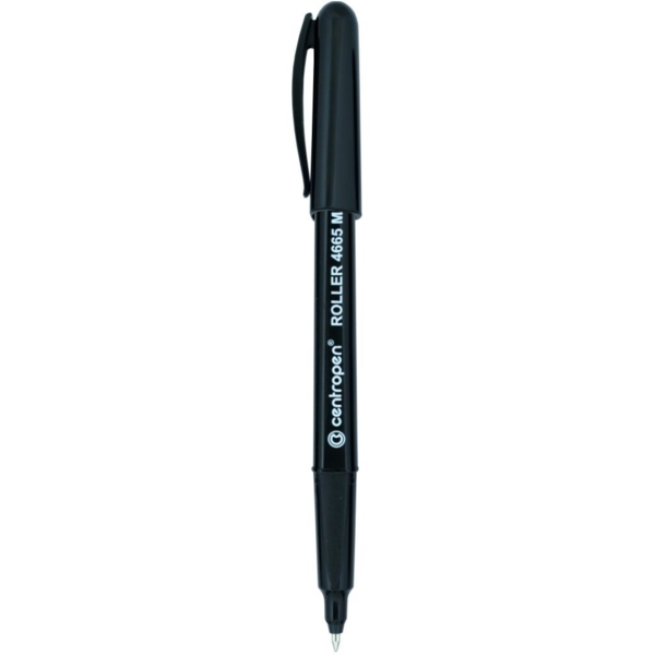 Роллер Centropen 4665 M ergoline 0.6 мм черный (4665/01) - Pampik