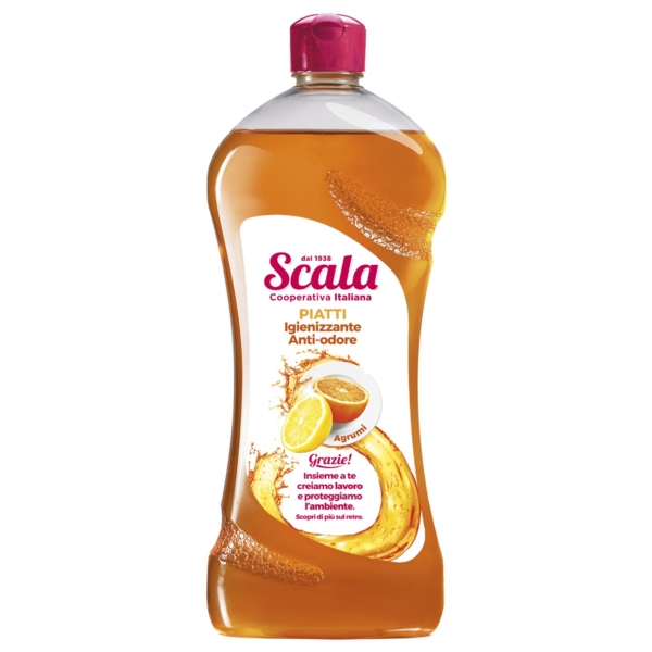 Средство для мытья посуды Scala Piatti Agrumi, 750 мл - Pampik