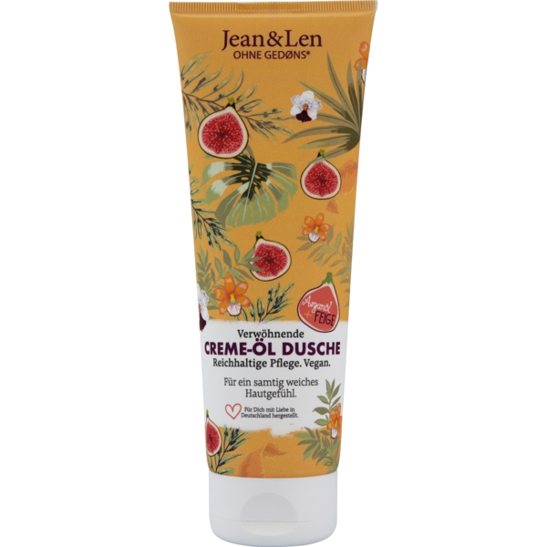 Крем-масло для душу Jean & Len Арганова олія Інжир, 250 мл - Pampik