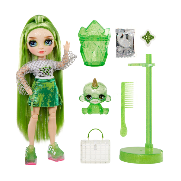 Лялька Rainbow High Classic Jade Hunter з аксесуарами та слаймом, 28 см (120193) - Pampik - 8
