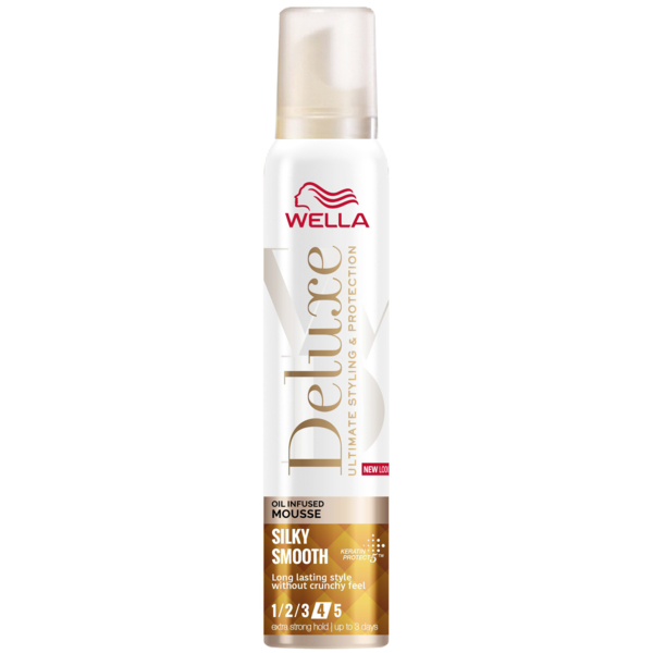 Мусс для волос Wella Deluxe Silky Smooth 200 мл - Pampik