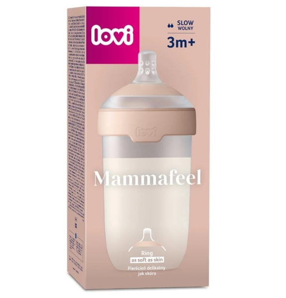 Пляшечка для годування Lovi Mammafeel, 250 мл (21/596) - Pampik - 6