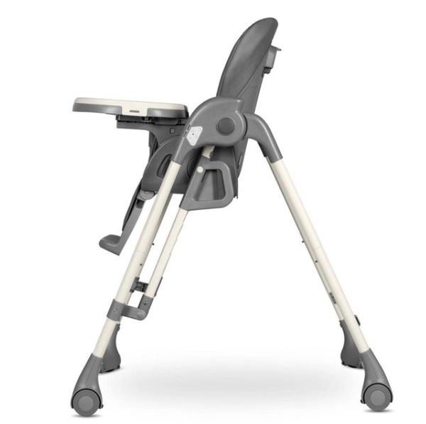 Стільчик для годування Lionelo Laurice Grey Stone, з функцією гойдалки, темно-сірий - Pampik - 7