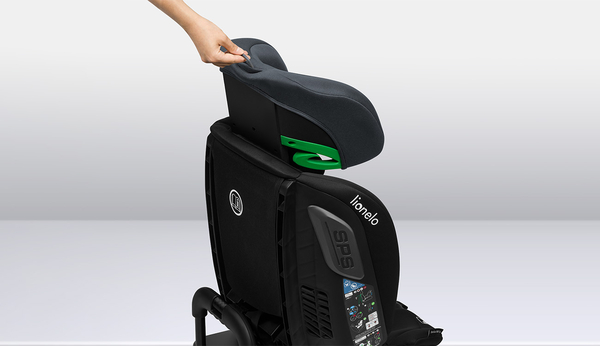 Автокрісло Lionelo Bastiaan RWF i-Size Grey Stone, чорно-сіре (LO-BASTIAAN RWF I-SIZE GREY STONE) - Pampik - 8