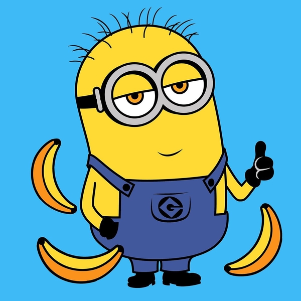 Картина по номерам Santi Minion, 25х25 см (954594) - Pampik