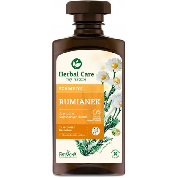 Шампунь для натуральных и окрашенных светлых волос Farmona Herbal Care Ромашковый, 330 мл - Pampik
