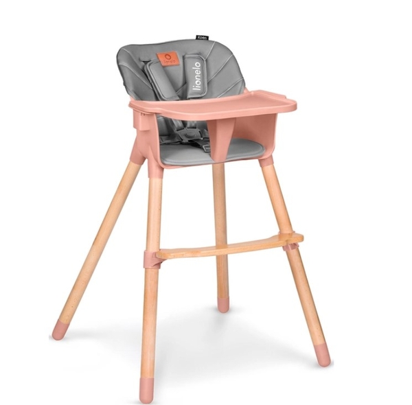 Стульчик для кормления Lionelo Koen pink rose, розовый (LO-KOEN PINK ROSE) - Pampik - 2