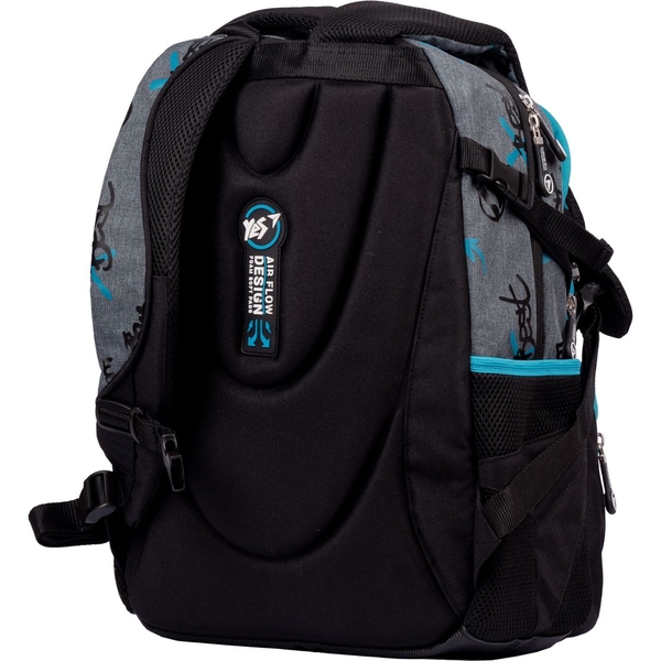 Рюкзак Yes T-117 Hungry, серый (558970) - Pampik - 4