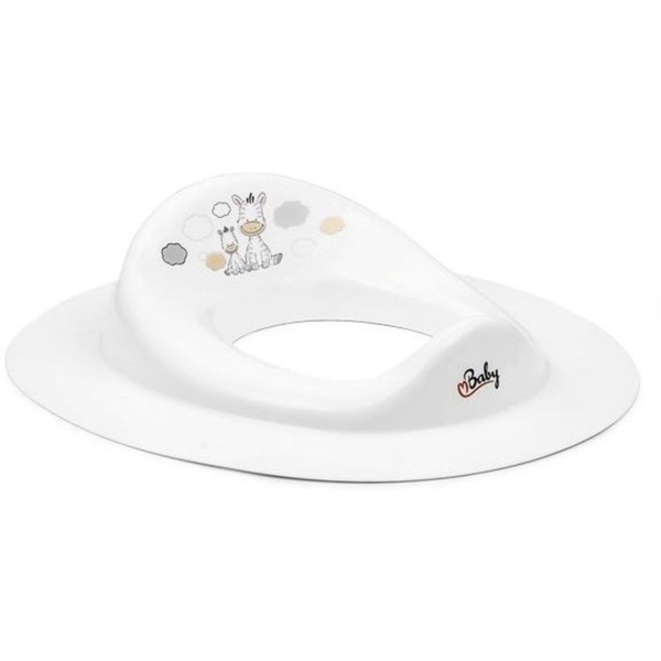 Накладка на унітаз Maltex Зебра, білий (3910456) - Pampik