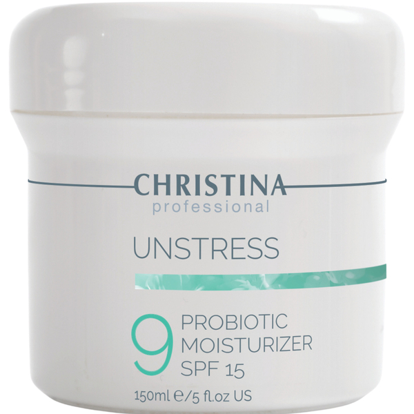 Крем для лица увлажняющий Christina Unstress 9 ProBiotic Moisturizer SPF 15 150 мл - Pampik