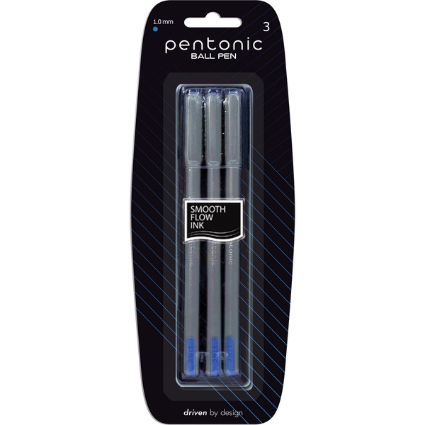 Ручка кулькова Linc Pentonic, 1,0 мм 3 шт. (412208) - Pampik