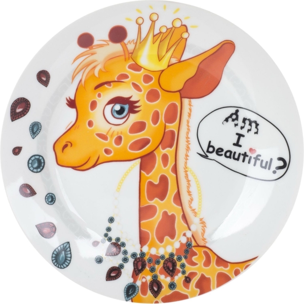 Набір дитячого посуду Limited Edition Giraffe, 3 предмети (YF6025) - Pampik - 3