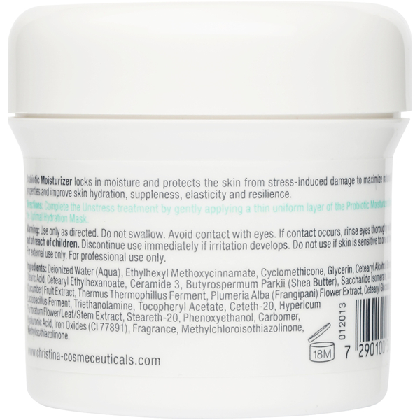 Крем для лица увлажняющий Christina Unstress 9 ProBiotic Moisturizer SPF 15 150 мл - Pampik - 2