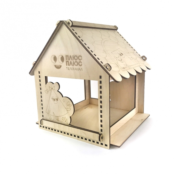 Набор для творчества Апли Крапли Кормушка для птиц ПлюсПлюс (ГП-02) - Pampik