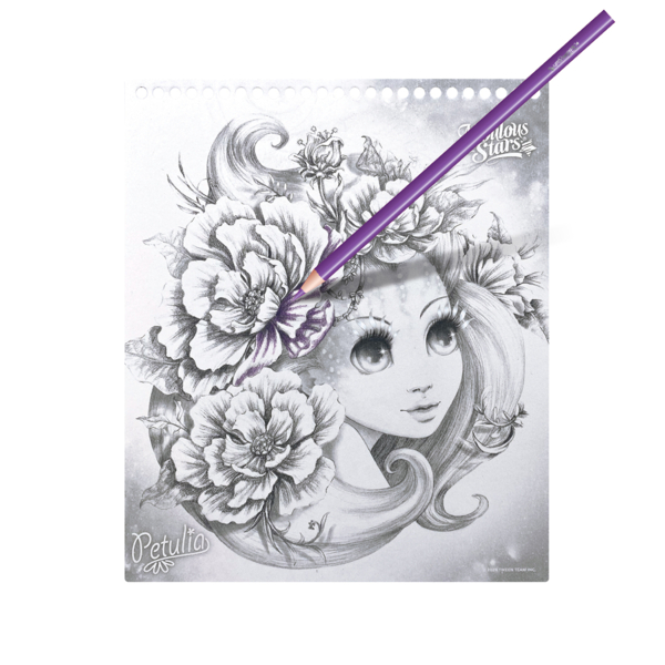 Набір для творчості Nebulous Stars Розмальовка із водою: Зоряна акварель (11133) - Pampik - 6