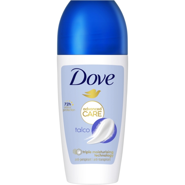 Антиперспірант Dove Advanced Care Talco 72h, кульковий, 50 мл - Pampik