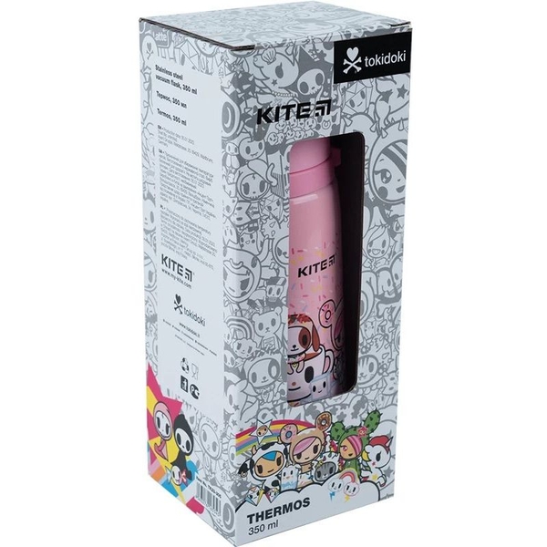 Термос Kite tokidoki 350 мл, рожевий (TK23-305) - Pampik - 4