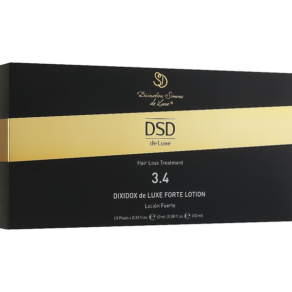 Ампули для волосся DSD de Luxe 3.4 Forte Lotion проти випадіння, 100 мл (10 шт. по 10 мл) - Pampik