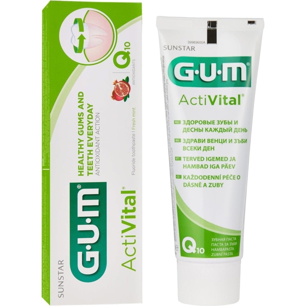 Зубна паста Gum ActiVital, 75 мл - Pampik