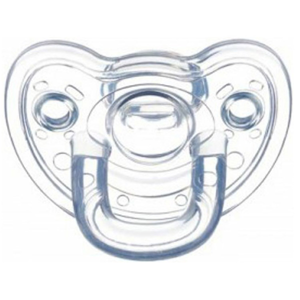 Пустышка силиконовая Bebe Confort Natura Physio, анатомическая, 6-18 мес., прозрачная (3104201250) - Pampik