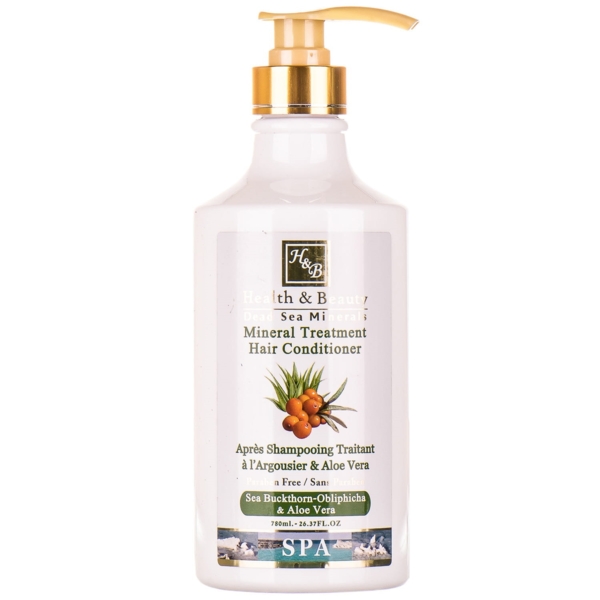 Кондиционер для всех типов волос Health & Beauty с минералами Мертвого моря, 780 мл - Pampik