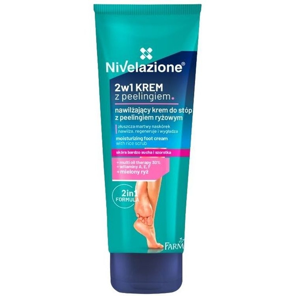 Крем-пілінг Nivelazione з рисовим скрабом зволожувальний 100 мл - Pampik