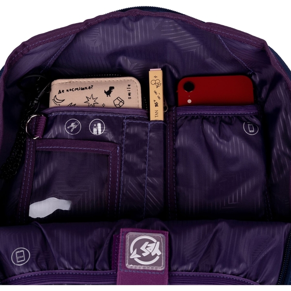 Рюкзак Yes T-105 Glam, черный (558941) - Pampik - 13