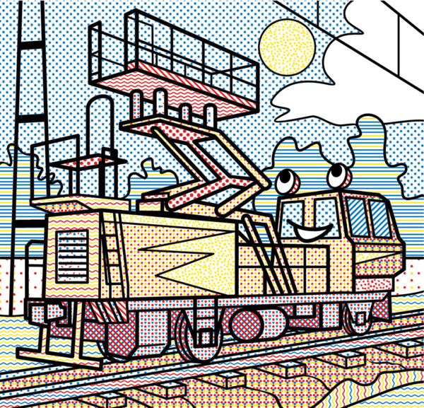 Водяна розмальовка Кристал Бук Залізнична техніка, 8 сторінок (F00026462) - Pampik - 2