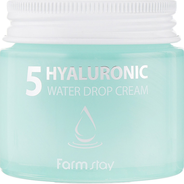 Крем-гель для обличчя FarmStay Hyaluronic 5 Water Drop Cream, 80 мл - Pampik