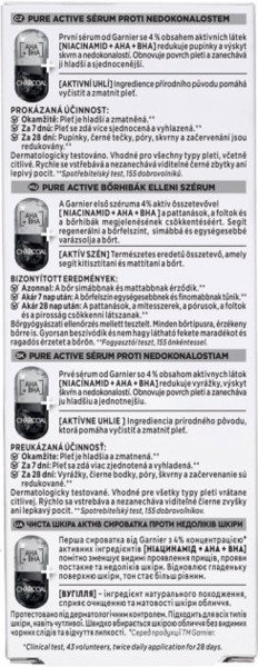 Сыворотка-пилинг с углем против недостатков кожи лица Garnier Pure Active, 30 мл - Pampik - 5