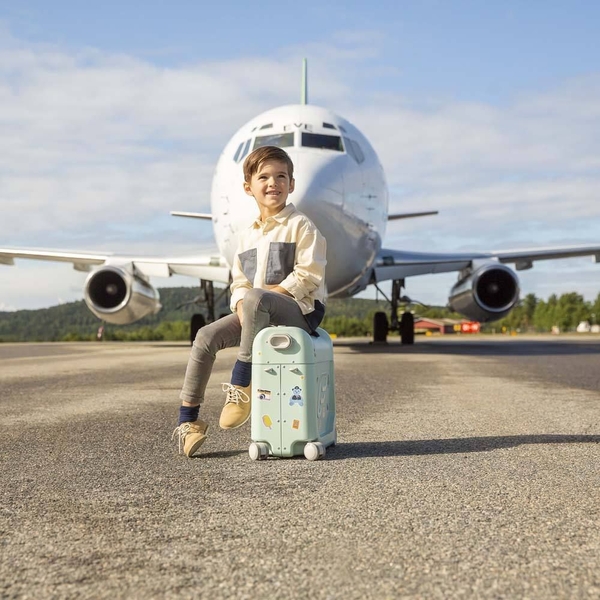 Чемодан-кроватка для путешествий Stokke JetKids Bedbox Green Aurora, мятный (534502) - Pampik - 11