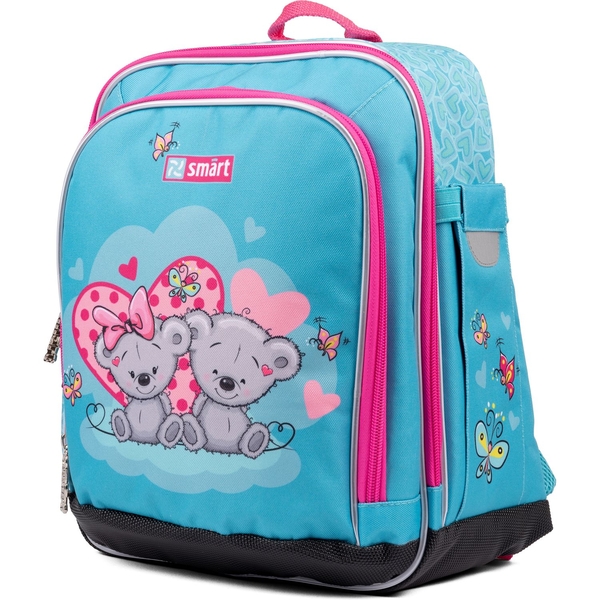 Рюкзак шкільний Smart H-55 Friends, бирюзовый (558022) - Pampik