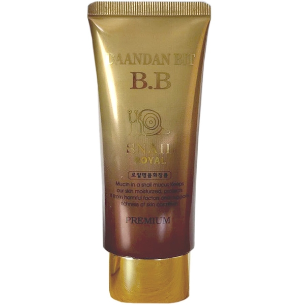 Тональний крем для обличчя з муцином равлика Jigott Daandan Bit Snail BB Cream, SPF 50+/PA+++, 50 мл - Pampik