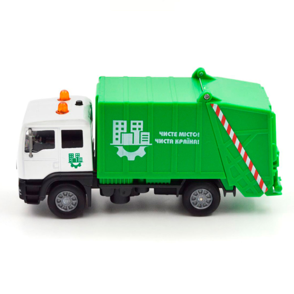 Автомодель TechnoDrive City service Мусоровоз зеленая (510705.270) - Pampik - 2