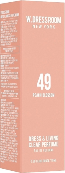 Парфумована вода W.Dressroom Dress & Living Clear Perfume No.49 Peach Blossom для одягу та дому 70 мл - Pampik - 2