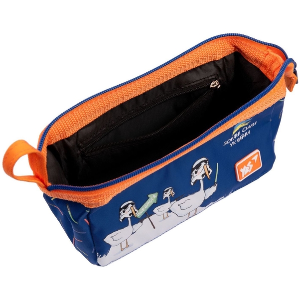 Пенал м'який Yes PH-26-1 Гусь, 18х9х10 см, синій (533520) - Pampik - 3