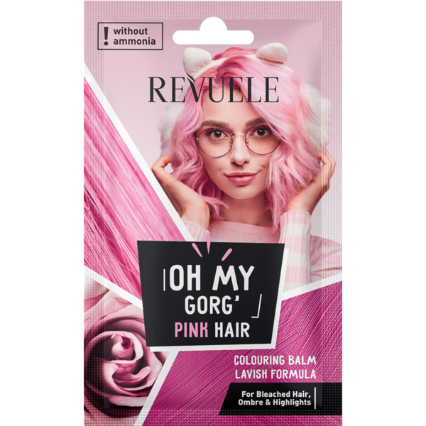 Бальзам для волосся Revuele Oh My Gorg Pink Hair Colouring Balm, рожевий, 25 мл - Pampik