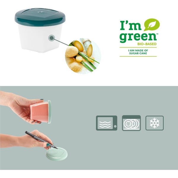 Набор контейнеров Babymoov Biosourced, 180 мл, 6 шт., разноцветные (A004317) - Pampik - 5