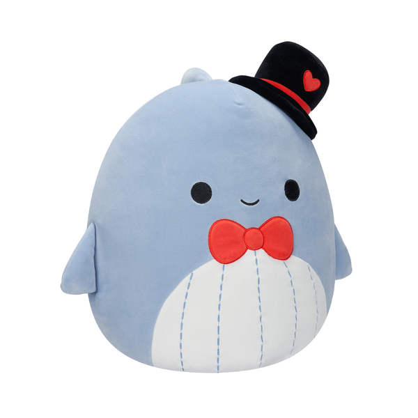 Мягкая игрушка Squishmallows Синий Кит Самир, 19 см (SQVA00838) - Pampik - 2