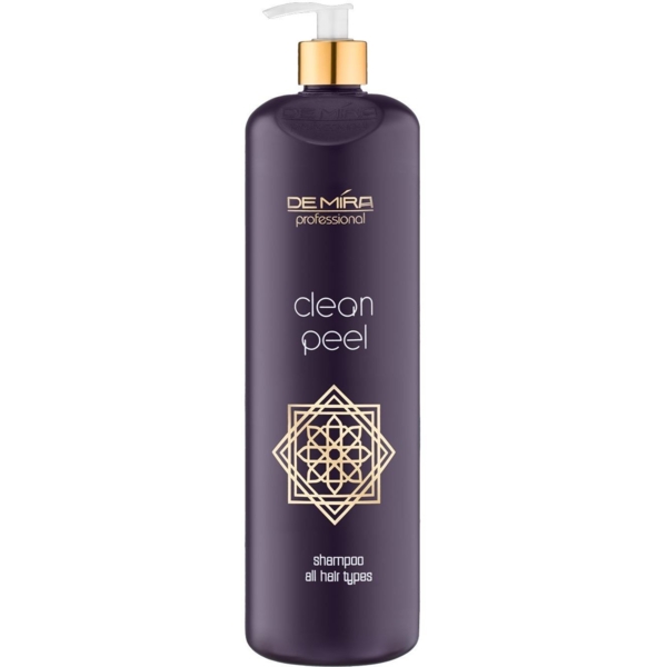 Технічний шампунь-пілінг DeMira Professional Tech Clean Peel для глибокого очищення волосся та шкіри голови, 1000 мл - Pampik