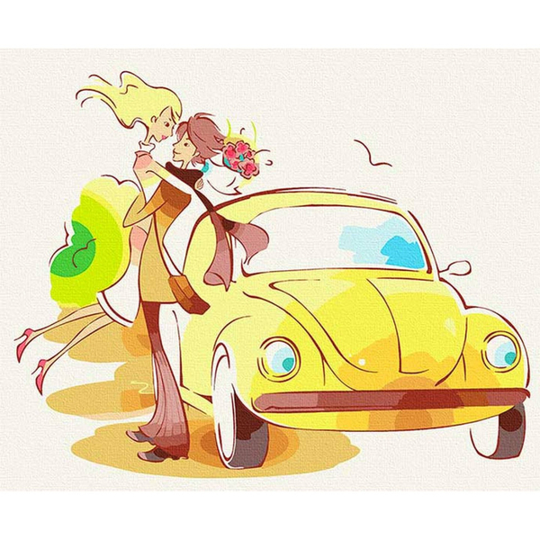 Картина за номерами ArtCraft Почуття Подарунок 30x40 см (10400-AC) - Pampik