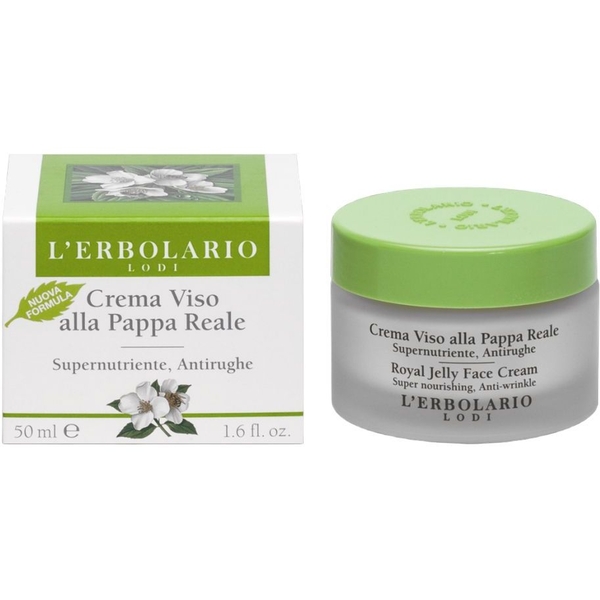 Крем для обличчя L'Erbolario Crema Viso alla Pappa Reale з маточним молочком, поживний, 50 мл - Pampik