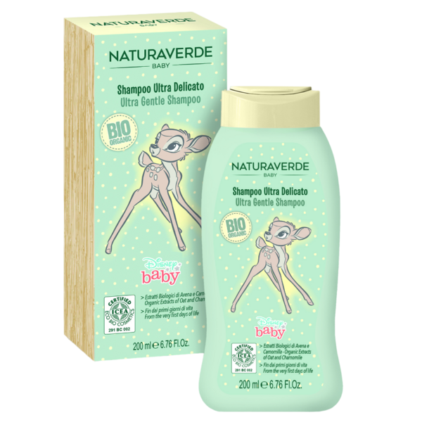 Детский шампунь Naturaverde с экстрактом овса и ромашки, 200 мл - Pampik