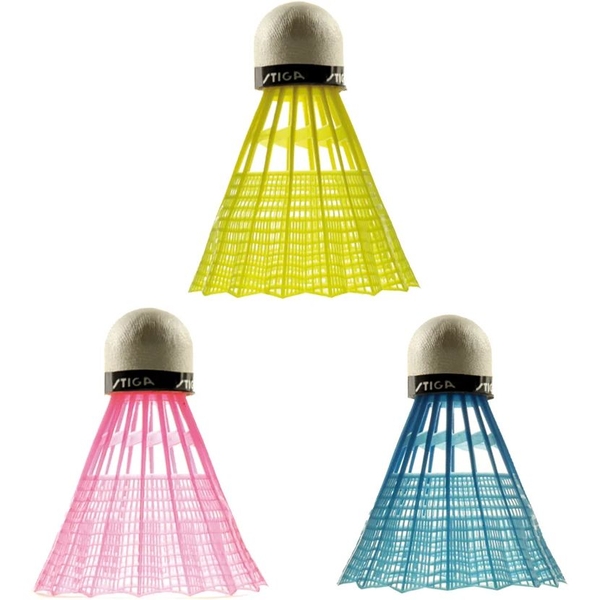 Воланчики для бадмінтону Stiga Mix 3 шт. (78-1301-01) - Pampik