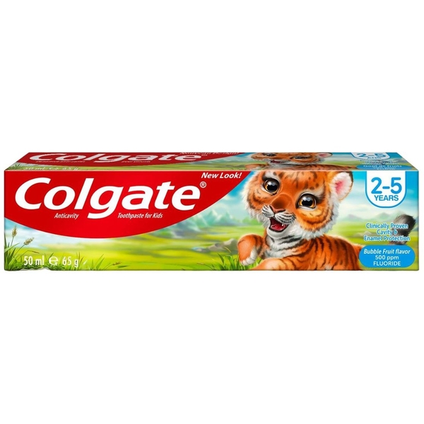 Зубна паста Colgate Toddler Bubble Fruit Anticavity Toothpaste For 2-5 Years Kids 50 мл - Pampik